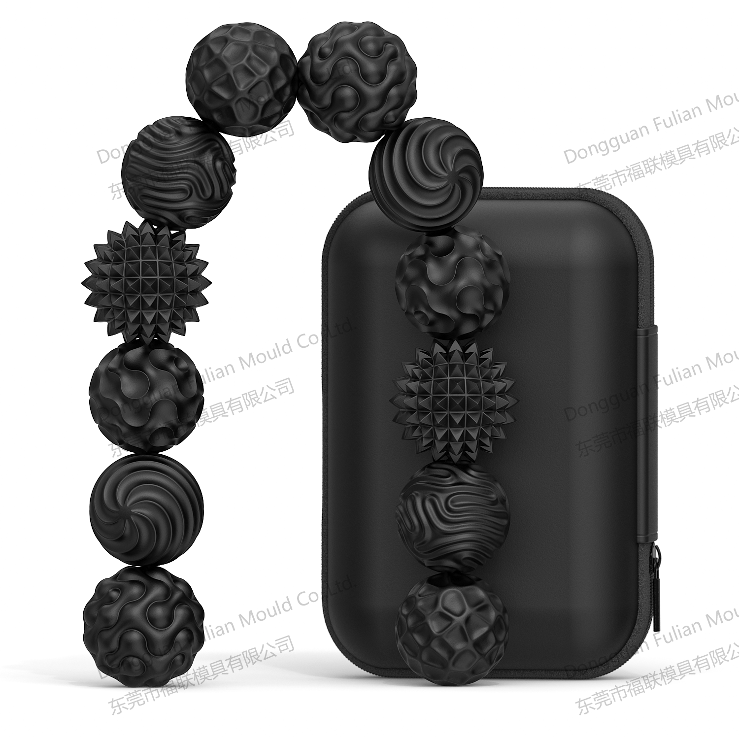 12 pieces per box black