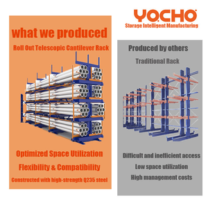 Nhà Máy Bán Hàng Trực Tiếp Chất Lượng Cao Gỗ Hoặc Ống Lưu Trữ Giá Kho Cantilever Giá - Product Image 2