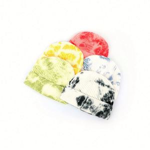 Custom Fashion Fisherman Soft Acrylic <b>Tie</b> Dye Knitted Beanies Hat - Product Image 1