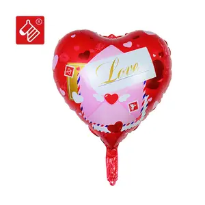 Heywin 18 Inch Ik Hou Van Je Hartvorm Liefde Metalen Ballonnen Opblaasbare Folie Feestballonnen Voor Valentijnsdag Bruiloft
