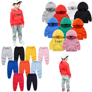 Logo personnalisé 100% coton enfants garçons filles col rond sweat enfant <span class=keywords><strong>bape</strong></span> sweat à capuche enfants ensemble de sweat à capuche - Product Image 4