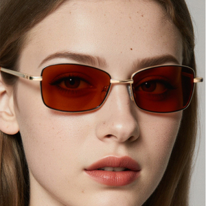 GLT8656 Nuevas <span class=keywords><strong>Gafas</strong></span> de Sol de Moda con Marco Cuadrado Pequeño y Lentes Polarizadas para Hombre y Mujer, <span class=keywords><strong>Gafas</strong></span> de Sol de Metal de Alta Gama Personalizadas - Product Image 1