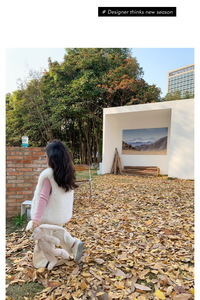 Pedido de Muestra al por Mayor: Chaleco de Piel Sintética para Niñas, Cálido de Invierno, sin Mangas, Colorido Macaron, Abrigo de Piel Sintética Esponjosa para Bebés - Product Image 3