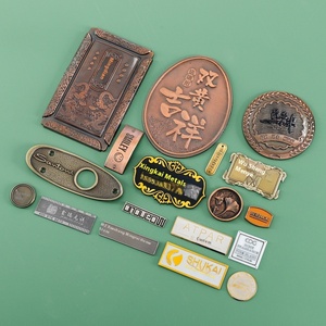 Kunden spezifische Galvanik von Aluminium-Zink-Legierung Metall Handwerk für Logos und Typenschilder mit Metall kalibrierung - Product Image 6