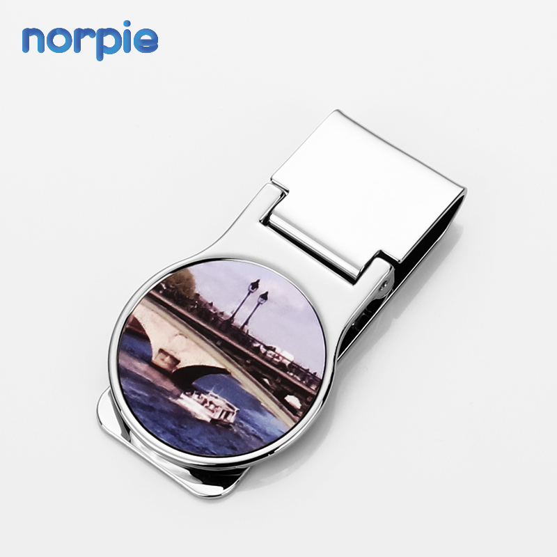 Оптовая продажа, держатель для денег, хорошее качество, сублимационный металлический зажим для наличных