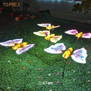 Ip65 extérieur noël décorer parc à thème paysage éclairage Luces <span class=keywords><strong>De</strong></span> Navidad Led grand papillon éclairé avec lumière - Product Image 5