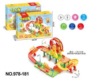 Juego de rieles de <span class=keywords><strong>Tren</strong></span> Eléctrico para montar mini <span class=keywords><strong>tren</strong></span> educativo DIY para niños, juguetes para niños - Product Image 5