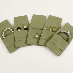 Sell 8*8cm Microfiber Jewelry Bag No logo High Quality Velvet Pouch Bag Jewelry Packaging Pouch Without logo 40pcs - Product Image 3