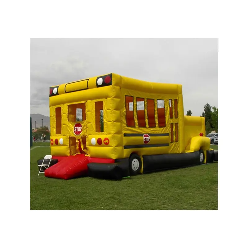 Inflatable school bus Used for advertising campaign display