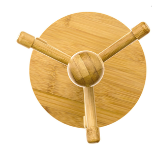 2026 HOT Bamboo <strong>Mug</strong> Rack <strong>Tree</strong> with 6 Hooks - Product Image 3