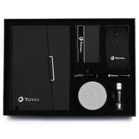 Ensembles de Cadeaux d'Affaires Personnalisés de Qualité Supérieure Mini Haut-Parleur Porte-Cartes Nominatives Cahier Stylo Souris U disque Coffret Cadeau d'Entreprise