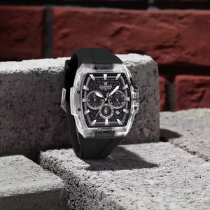 <span class=keywords><strong>Reloj</strong></span> Cronógrafo Multifuncional NAVIFORCE 6113 para Hombre, <span class=keywords><strong>Manecillas</strong></span> Luminosas, Calendario, Segundero Continuo, Resistente al Agua 5ATM, Correa de Silicona - Product Image 4