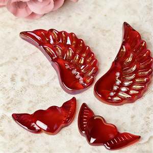 ขายส่งคริสตัลรูปหัวใจปีกนางฟ้าคุณภาพสูงขัดเงา แฟชั่นทันสมัย ตกแต่งบ้าน ของขวัญคริสต์มาส CrystalHola ปลอดภัย - Product Image 2