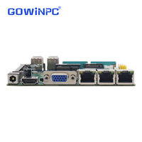 Carte mère industrielle Intel N95 N97 N100 J6412, 3x Gigabit LAN, 1x VGA, LVDS, eDP en option, 2x RS485, DC 12V 9-35V, carte PCBA