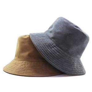 Chapeau Seau Surdimensionné <span class=keywords><strong>XXL</strong></span> Chapeau de Soleil Grandes Têtes en Daim Blanc Compactable Double Face Réversible Chapeaux Seau pour Hommes - Product Image 2