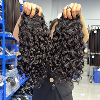 Extensions de cheveux bouclés indiens bruts 100 % naturels, style Caraïbes