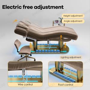 Muebles de salón Sincoo, tratamiento de masaje de <span class=keywords><strong>Spa</strong></span> médico Facial moderno, cama de mesa de belleza, cama de <span class=keywords><strong>SPA</strong></span> eléctrica de 4 motores - Product Image 5