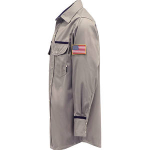 Огнестойкая одежда FR Apparel для мужчин, соответствующая стандартам EN11612, <span class=keywords><strong>NFPA2112</strong></span>, NFPA70E, FRC, из хлопкового тканого материала, водонепроницаемая, легкая, с защитой от искр и пламени. - Product Image 3