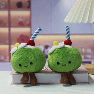 Nuevo Llavero de Peluche de Coco Crudo de Hainan, Colgante para Bolso de Niña, Regalo Creativo, Figura de Planta de 13CM - Product Image 2
