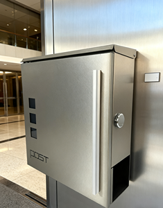 Boîte aux lettres d'extérieur moderne de qualité supérieure en acier inoxydable Boîte aux lettres de conception étanche à <span class=keywords><strong>la</strong></span> pluie avec grande capacité - Product Image 6