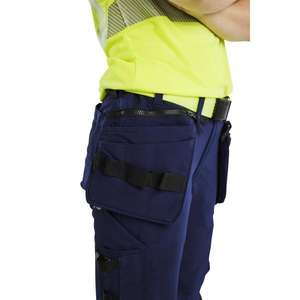 BLAKLADER - 719316428933D23 Pantalón de mujer de alta visibilidad con elástico en 4 direcciones Azul marino/Amarillo-EAN 7330509806661 ROPA DE TRABAJO DE LA HI-VIS - Product Image 4