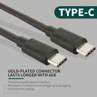 Kabel USB C ke SDR, Adaptor Radio Terdefinisi Perangkat Lunak Kecepatan Tinggi, Dilindungi EMI untuk Ponsel, Tablet, Laptop, Penerima Radio Amatir