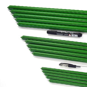 Dukungan batang baja tunggal batang saham untuk bunga plastik tiang braket tanaman - Product Image 3