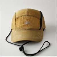 Gorra de Béisbol con Cordón Ajustable, Secado Rápido, Ligera, Protección Solar, para Campismo, Senderismo, Montañismo, Unisex, OEM, Personalizable en Pequeñas Cantidades