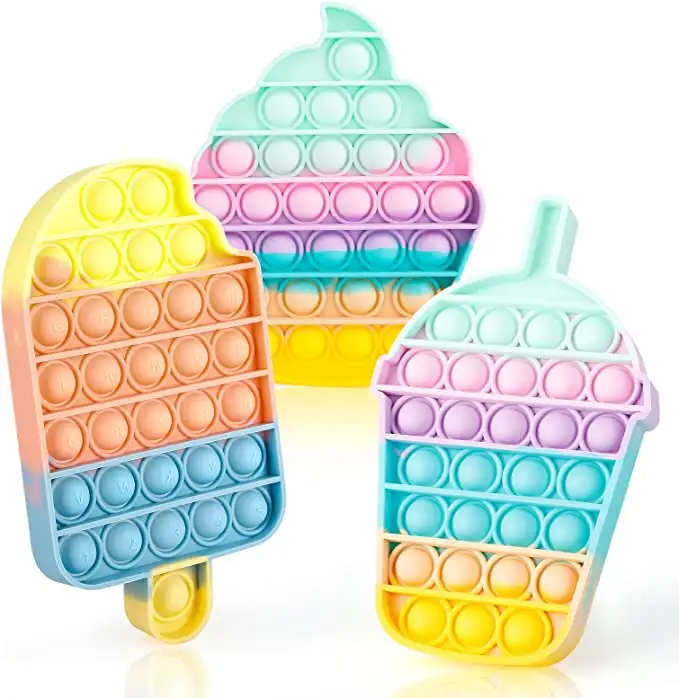 Push Pop Fidget Sensory Toys Multipack Pop Bulk Wholesale Stress Relief Gifts for Teens Adults