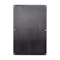 Module PV de petite taille avec connecteur CC, cellules HPBC entièrement noires, mini panneau solaire 5W 6V 8V PCB ETFE, taille et forme OEM