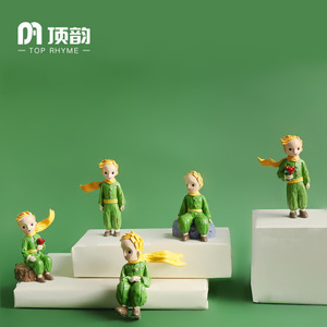 Top Rhyme Prince Resin Ornament Miniature Handmade Home Desktop Car Decor Sculpture Decoration Gift - Product Image 3