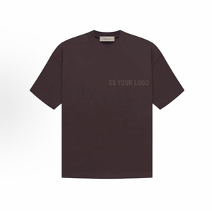 Ensembles assortis décontractés d'été en coton tricoté respirant à manches courtes et col rond pour hommes et femmes - Product Image 4
