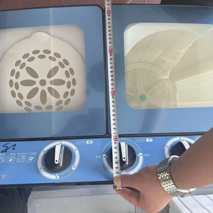 Lavadora/secadora eléctrica todo en uno automática de carga superior de bañera doble blanca de alta calidad, capacidad de 15kg, nueva condición controlada por aplicación - Product Image 3