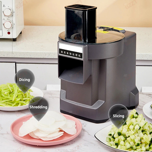 Trancheuse électrique commerciale, hachoir à légumes, <span class=keywords><strong>robot</strong></span> portable 3 en 1, machine à couper les pommes de terre, trancheuse à frites, trancheuse à concombre - Product Image 1