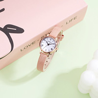 Montre à quartz vintage de style Instagram pour femme étudiante |   Petite montre pour femme à petit cadran avec bracelet fin