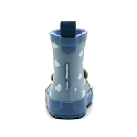 Bottes de pluie pour enfants en caoutchouc imperméables, doublées polaire, antidérapantes, motif lapin 3D, fourniture directe usine