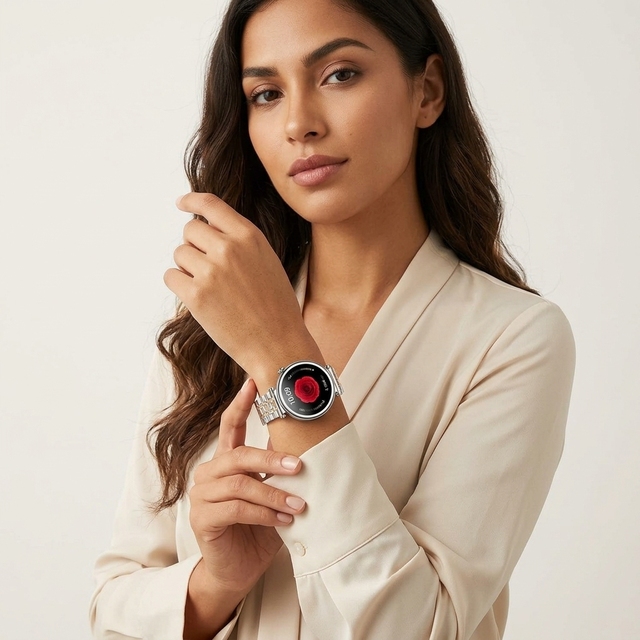 I109-2 Ready Ship Women's Smart Watch Rose Gold Waterproof Heart Rate Sleep Monitor Fitness Tracker TFT Display GPS 5-10 Days