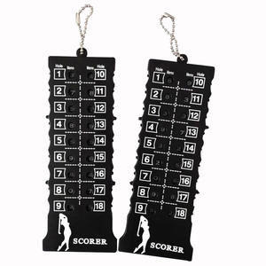 Contador de 18 hoyos Tablero de puntuación cuadrado Cuadro de mando de golf en forma de barra y accesorio de soporte Suministros de golf favoritos de los fanáticos - Product Image 1