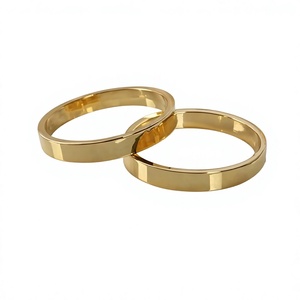 Anillo para Servilletas de Acero Inoxidable con Baño de Oro, Diseño Clásico, Ecológico, de Lujo y Alta Calidad para Bodas y Hogar - Product Image 1
