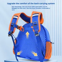 Neuer modischer ultraleichter wasserdichter Kinder fußball rucksack Kindergarten Kleiner Rucksack Wirbelsäulen schutz Anti-Lost
