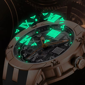 Montre BG7701, mécanique automatique allemande, squelette, étanche, pour homme, cadeau pour l'anniversaire de votre petit ami - Product Image 3