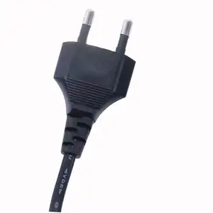 Conector de tomada UE AC para Figura 8 Iec 60320 220v Cabos fêmea de extensão 2 pinos Núcleo Iec-c7 Cabo de alimentação C7