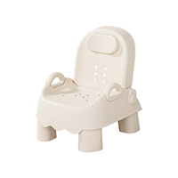 Chaise de bain multifonctionnelle antidérapante pour tout-petits, chaise d'apprentissage et de repas pour la maison, couleur vert haricot, crème rose, gris brume, blanc crème