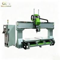 Fresadora CNC de 5 Ejes GR-3010 con Cambio Automático de Herramientas (ATC) para Espuma, Madera, EPS, Poliestireno, Máquina de Tallado 3D con Control Syntec/DSP