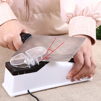Affûteur de ciseaux électrique portable Swifty Sharp pour cuisine, outil de ponçage par aspiration, mini-affûteur de ciseaux