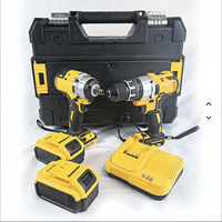 Ensemble d'outils électriques OEM personnalisé : Clé à chocs, tournevis, meuleuse d'angle – Portable, sans fil, en acier inoxydable avec sac à outils