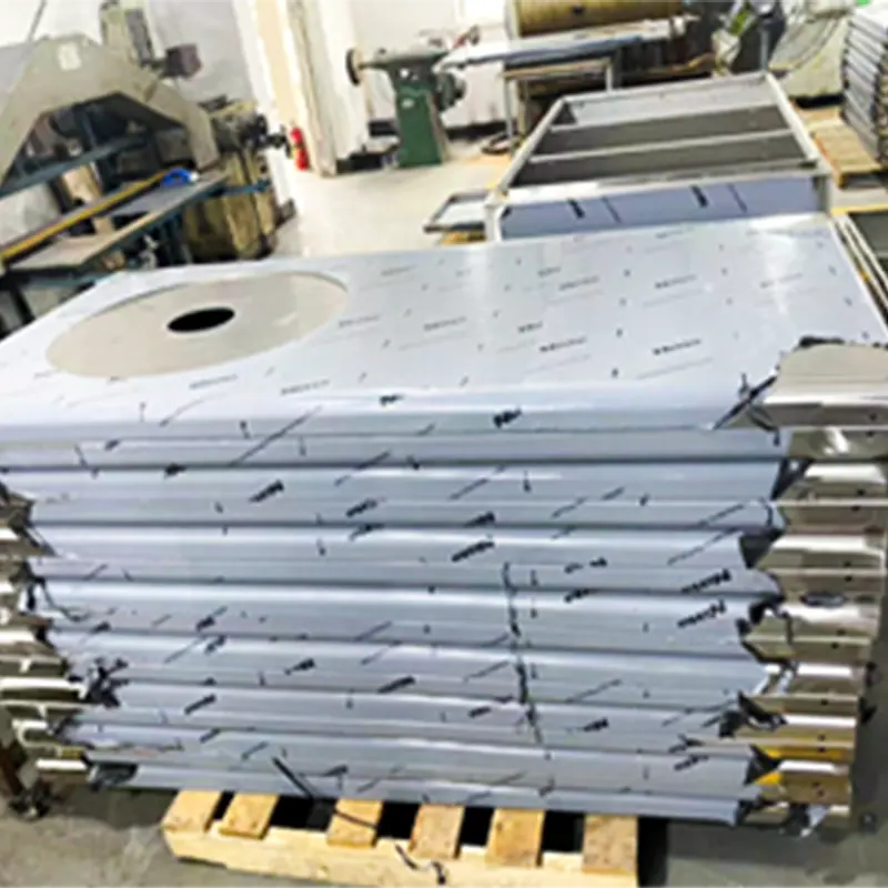 sheet metal working forming solar battery stainless perforated metal industrial equipment enclosure with window