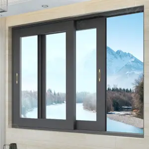 최신 간단한 디자인 알루미늄 슬라이딩 하우스 창 저렴한 가격으로 알루미늄 프레임 유리 창