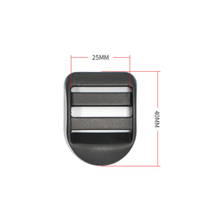 Hebilla ajustable de plástico KJM F028, cierre de correa curvo de cuatro posiciones para accesorios de bolsos - Product Image 3