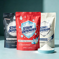 Sachet d'emballage pour lessive en poudre imprimé sur mesure 500g 1kg 2kg, pochette plastique refermable pour détergent à lessive, marque de premier plan PT